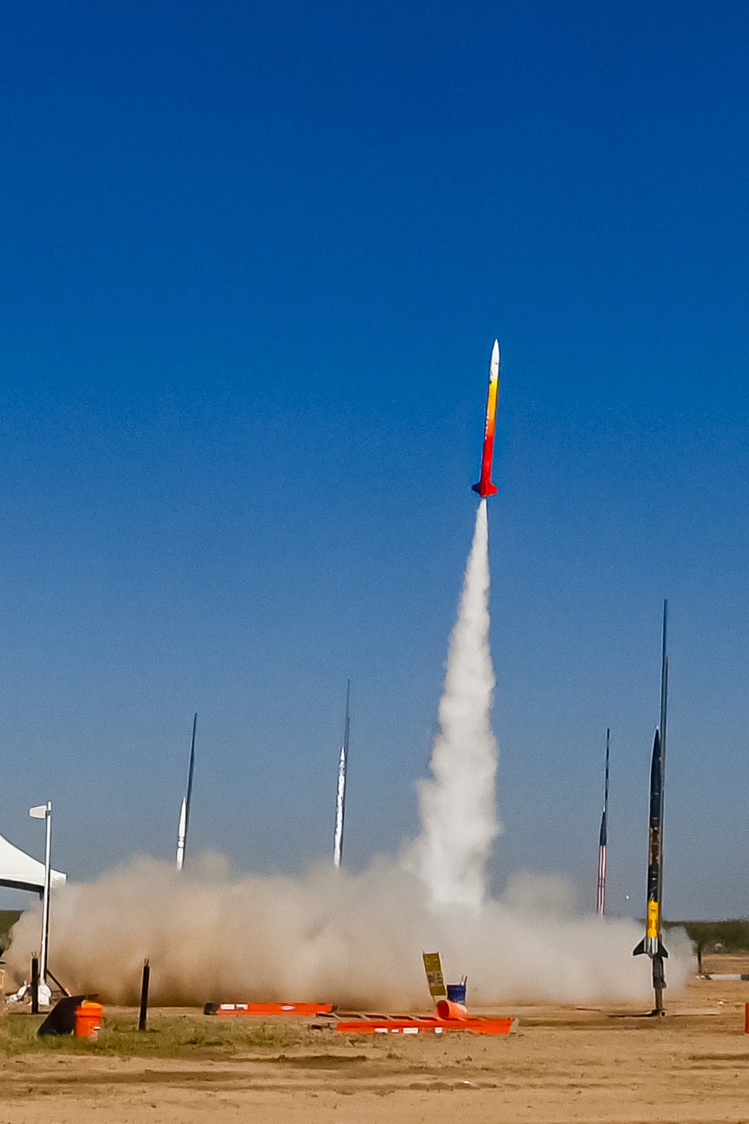 Ananta lifting off